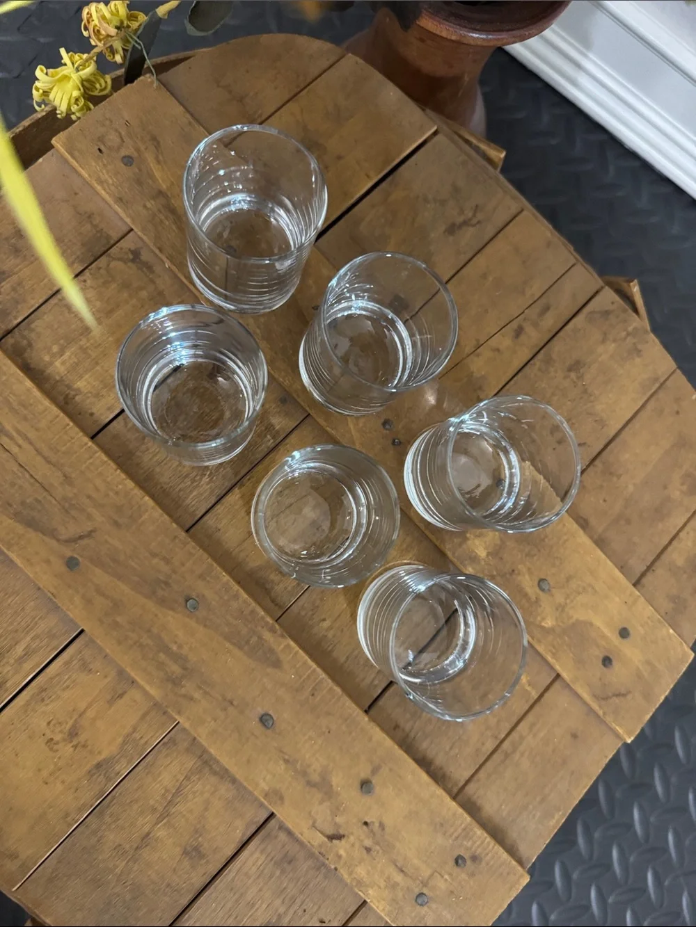 Classic Clear Shot Glasses - Set of 6